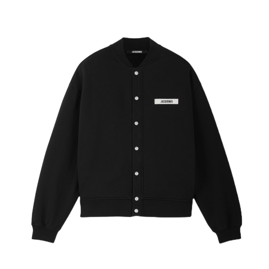 Jacquemus Jacquemus Pull Le Cardigan Gros Grain Noir