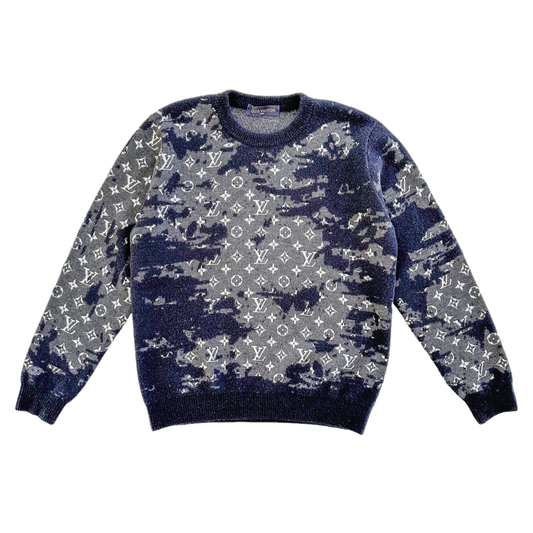 Louis Vuitton Pull - Monogram - Wool Grey