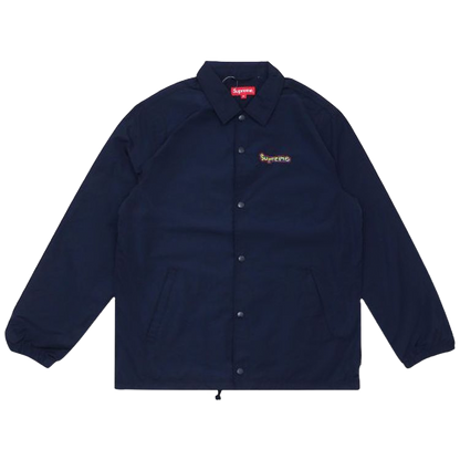 Supreme Veste - Gonz Logo Coaches - Navy Blue