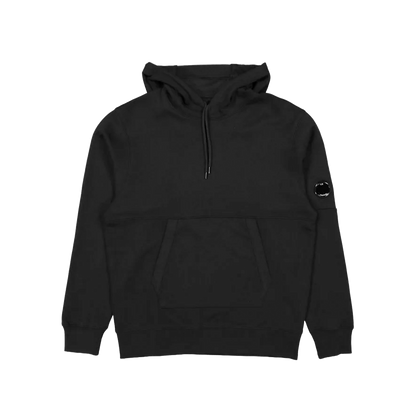 CP Company Hoodie Diagonal Raised Fleece Noir