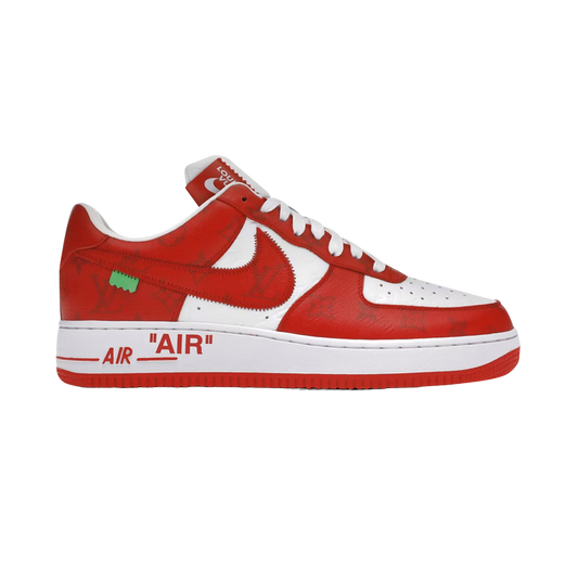 Nike Louis Vuitton Nike Air Force 1 Low By Virgil Abloh White Red