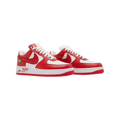 Nike Louis Vuitton Nike Air Force 1 Low By Virgil Abloh White Red
