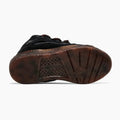 Lanvin Leather Curb Sneaker Dark Brown