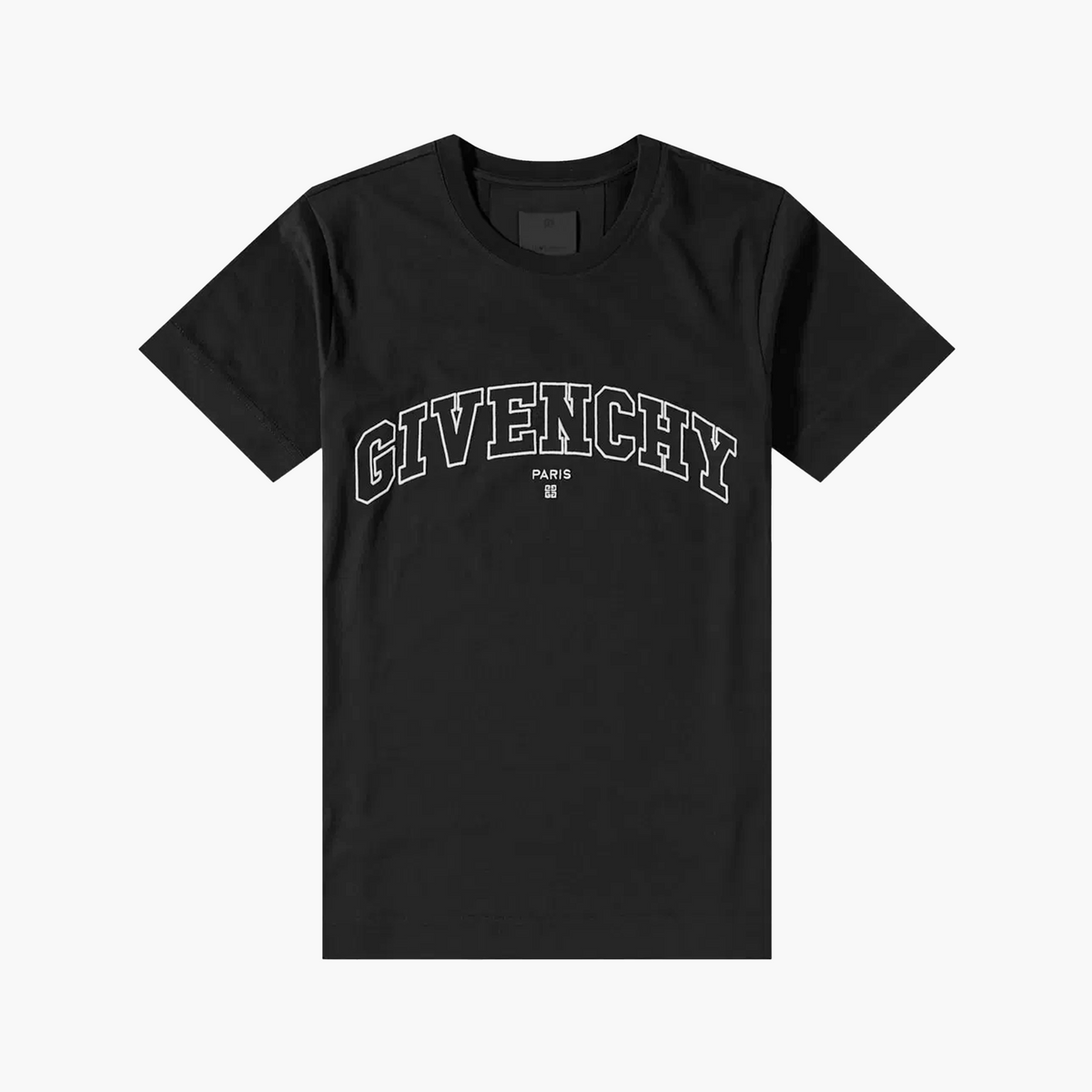 Givenchy T-Shirt - Embroidered Logo - Black