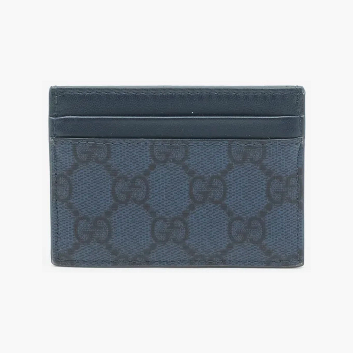 Gucci Porte-carte GG Emblem Bleu