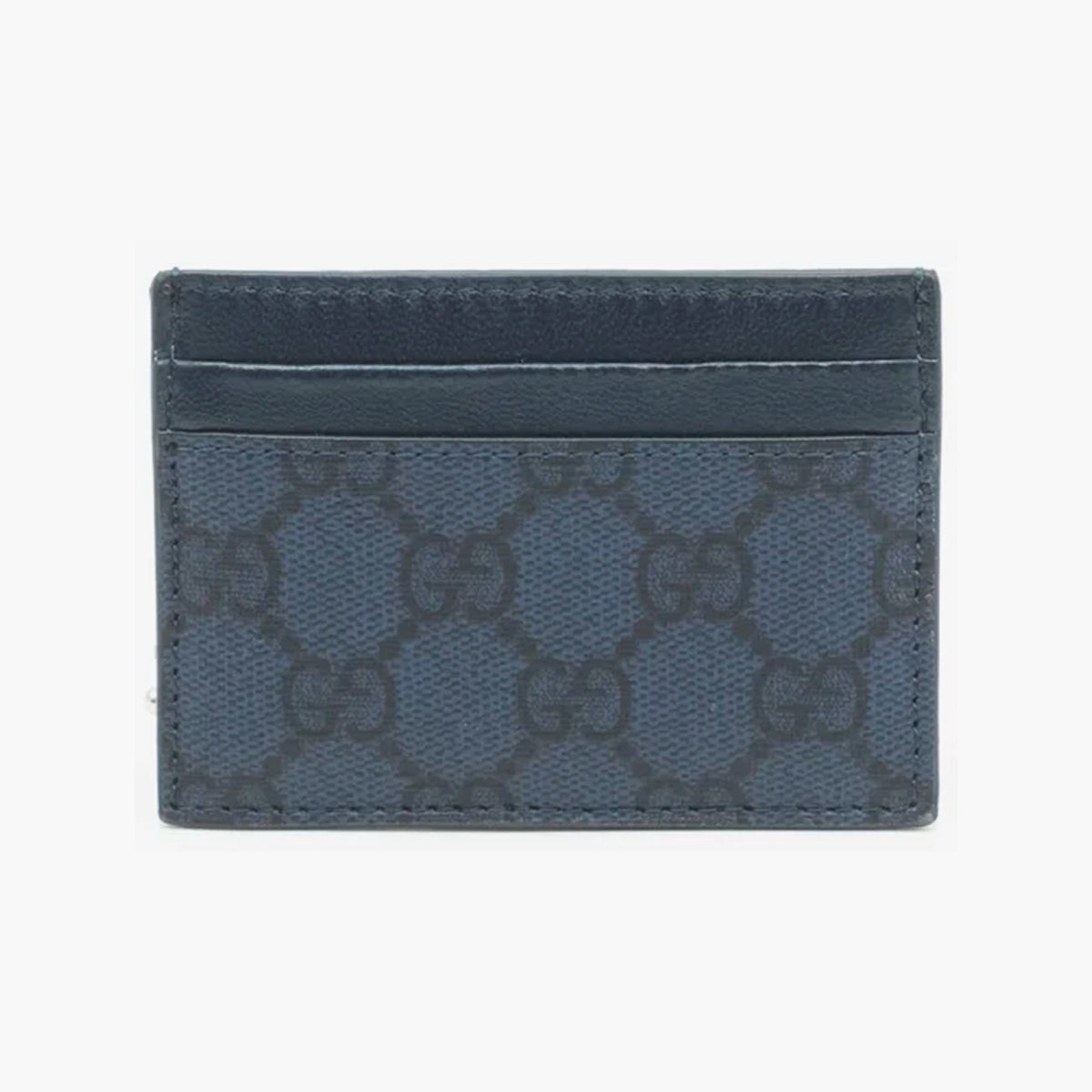 Gucci Porte-carte GG Emblem Bleu
