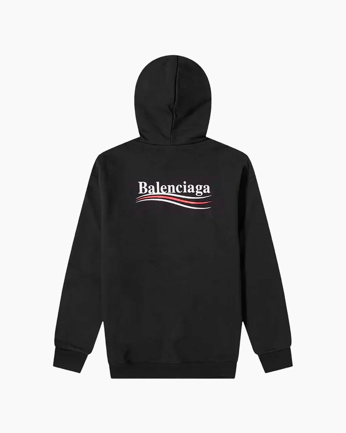 Balenciaga Hoodie - Political Campaign Logo - Black