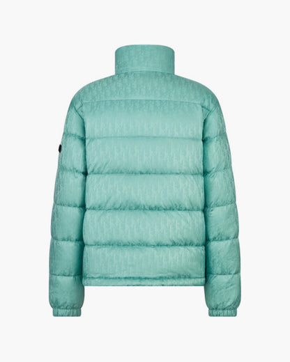 Dior Doudoune Monogramme Vert Clair