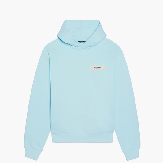 Jacquemus Hoodie Gros Grain Bleu Turquoise
