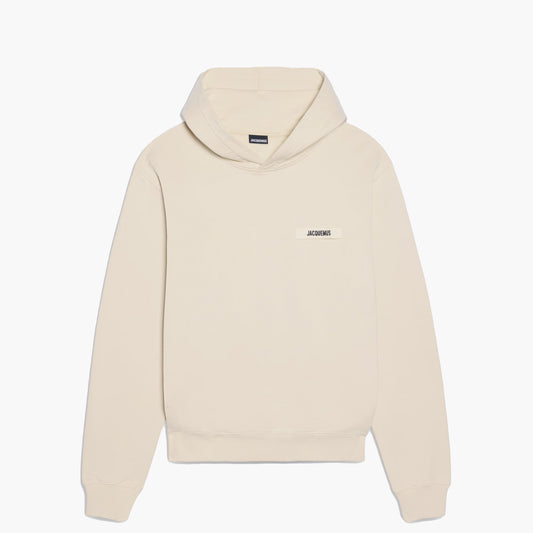 Jacquemus Pull Le Hoodie Gros Grain Beige