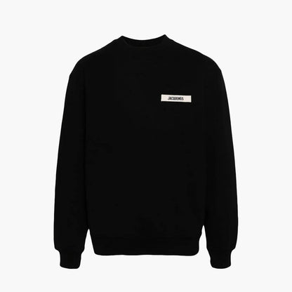Jacquemus Le Sweatshirt Gros Grain Noir