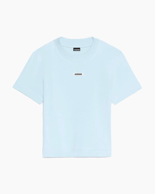 Jacquemus T-shirt Femme Gros Grain Bleu Clair