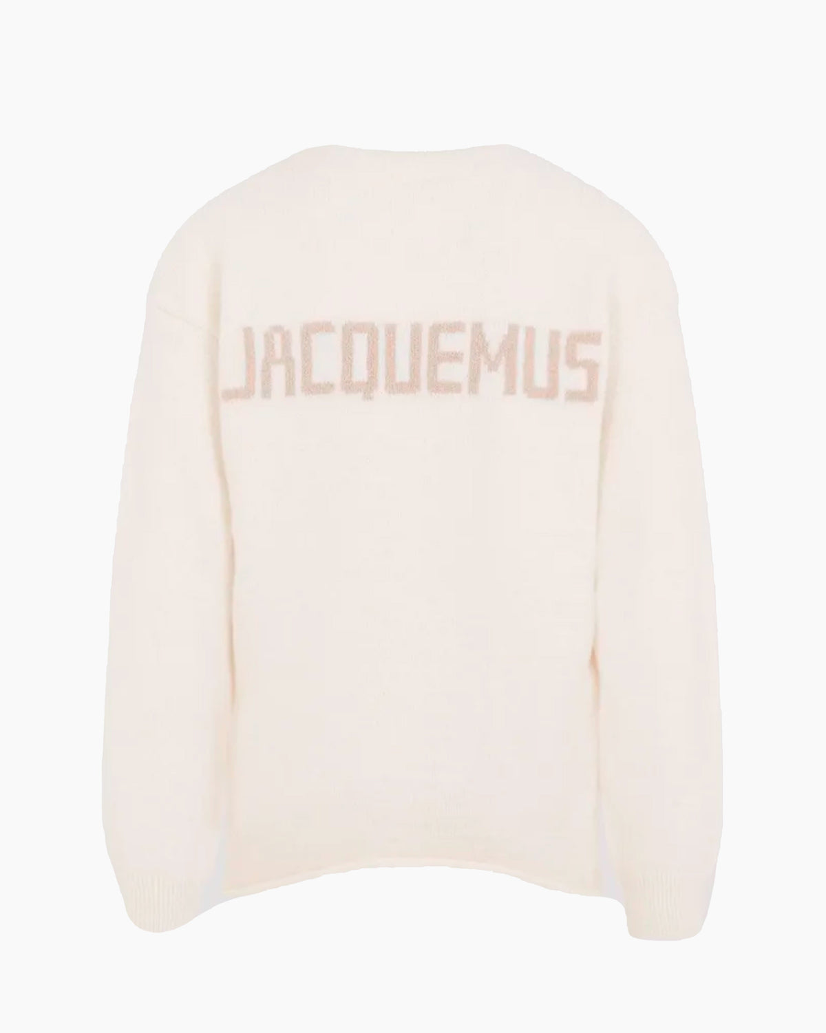 Jacquemus Pull Col Rond Beige