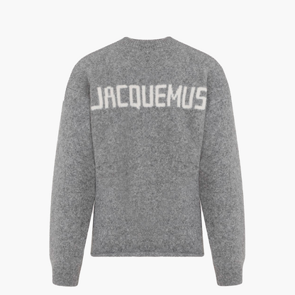 Jacquemus Pull En Maille Gris