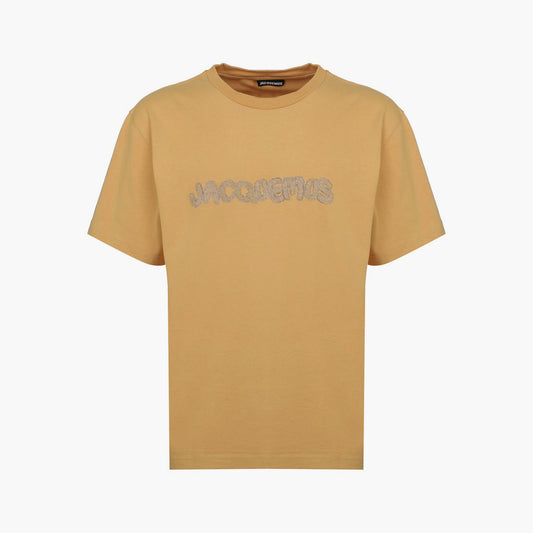 Jacquemus T-Shirt Raphia Jaune