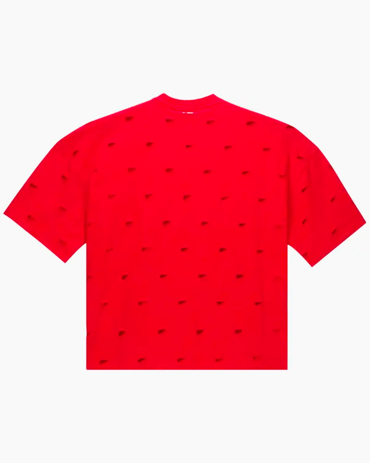 Jacquemus Nike T-shirt Le Swoosh Rouge Foncé