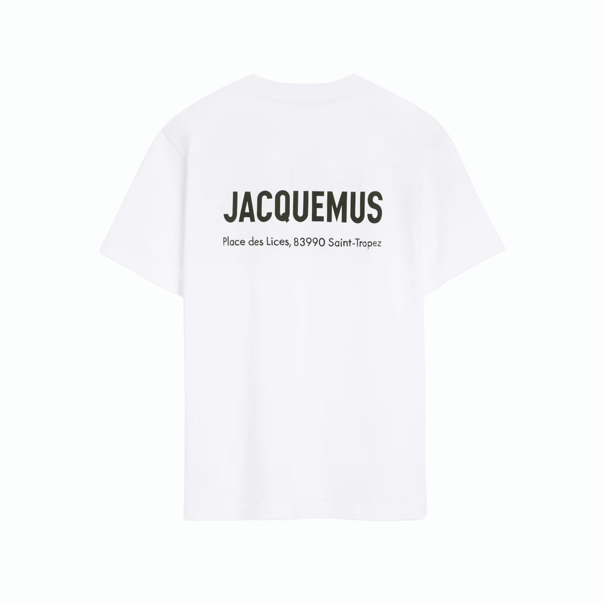 Jacquemus T-shirt Adresse Saint-Tropez Blanc