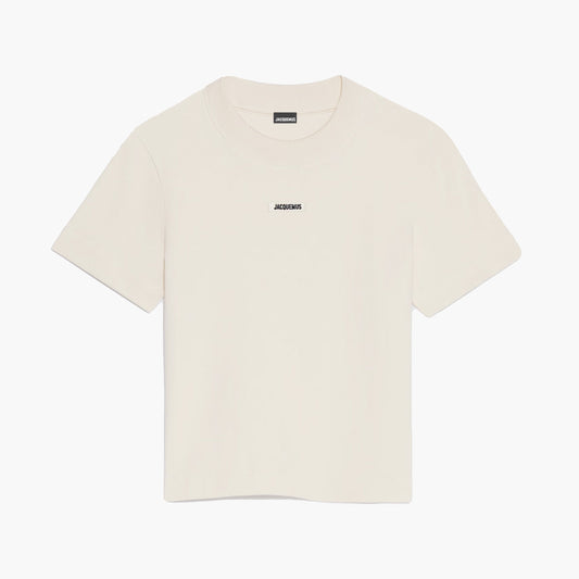 Jacquemus T-shirt Femme Gros Grain Beige
