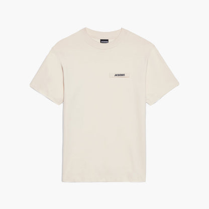 Jacquemus T-Shirt Gros Grain Beige