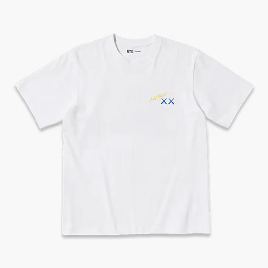 Kaws x Uniqlo x Warhol T-shirt Graphic Banana Bleu Blanc