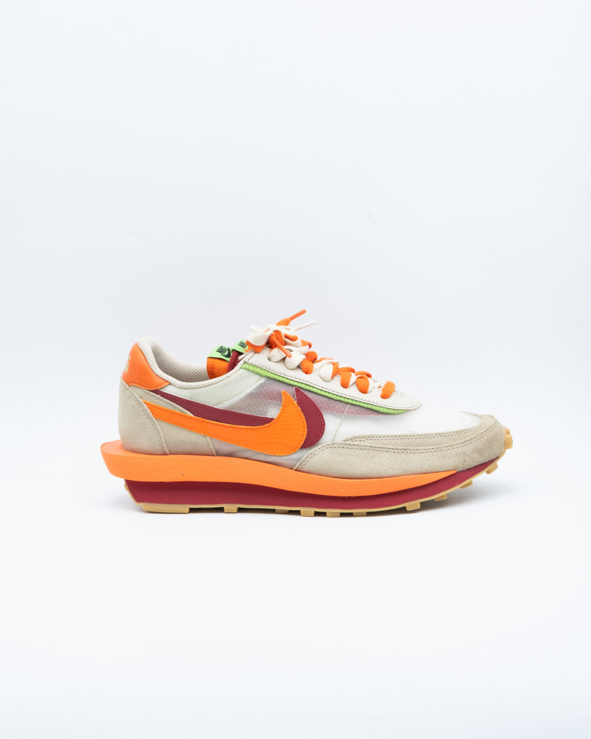 Nike LD Waffle sacai CLOT Kiss of Death Net Orange Blaze