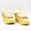 Lanvin Leather Curb Sneaker - Yellow