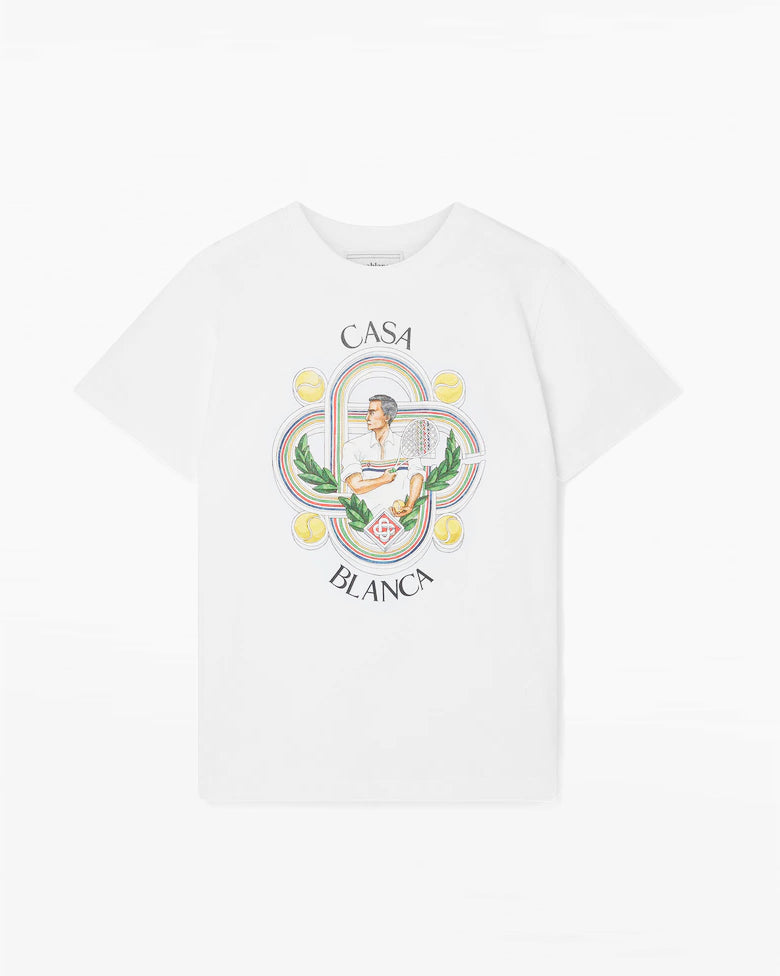 Casablanca T-shirt Le Joueur Blanc