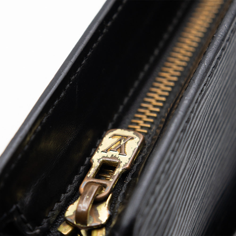 Louis Vuitton Pochette Cuir - Epi - Noir