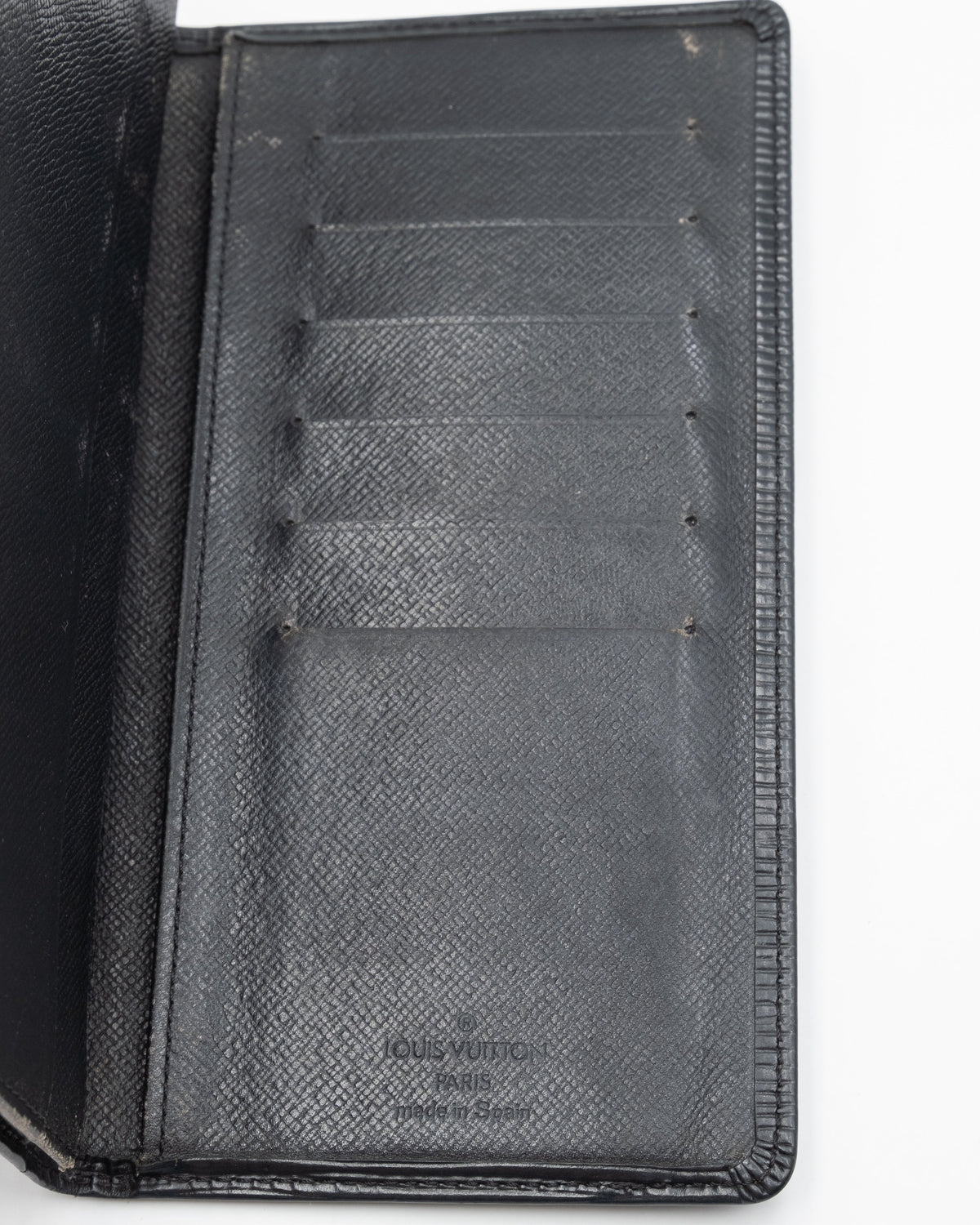 Louis Vuitton Portefeuille Long Epi Noir