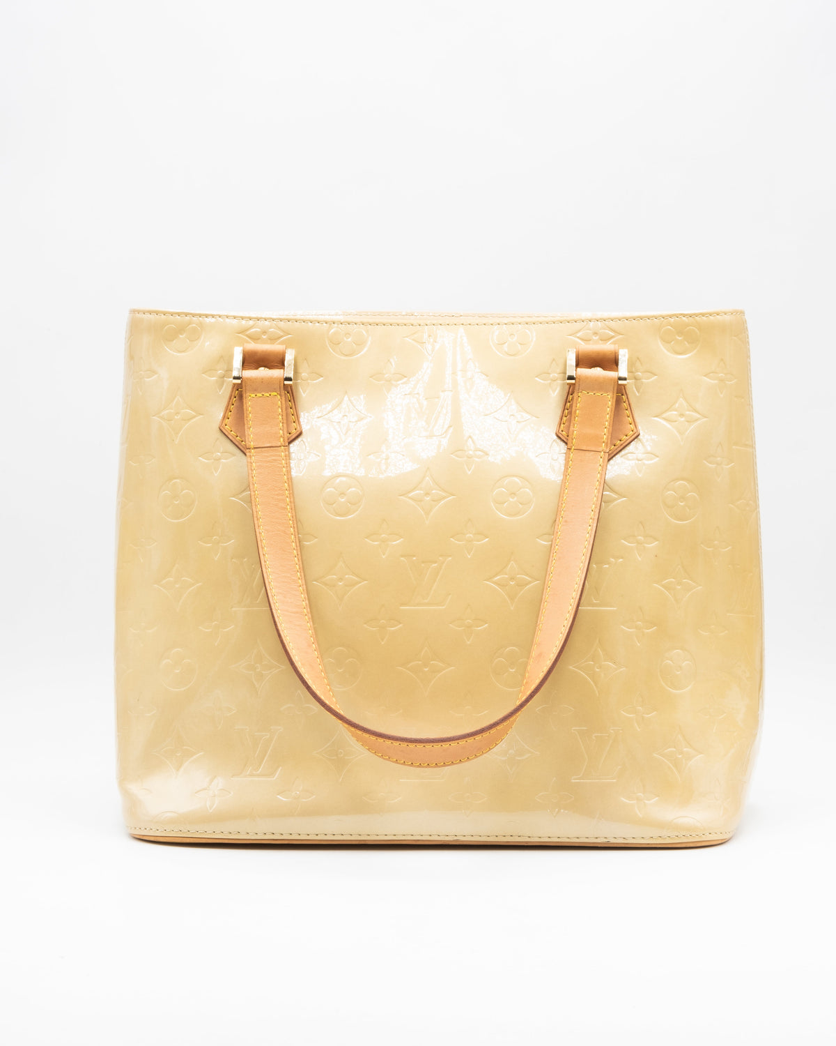 Sac cabas Louis Vuitton Vernis Houston beige