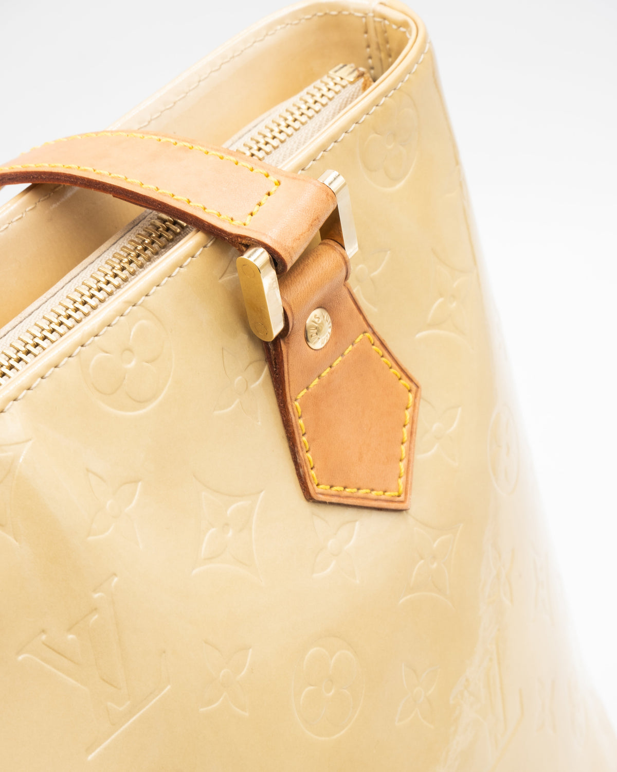 Sac cabas Louis Vuitton Vernis Houston beige