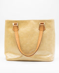 Sac cabas Louis Vuitton Vernis Houston beige