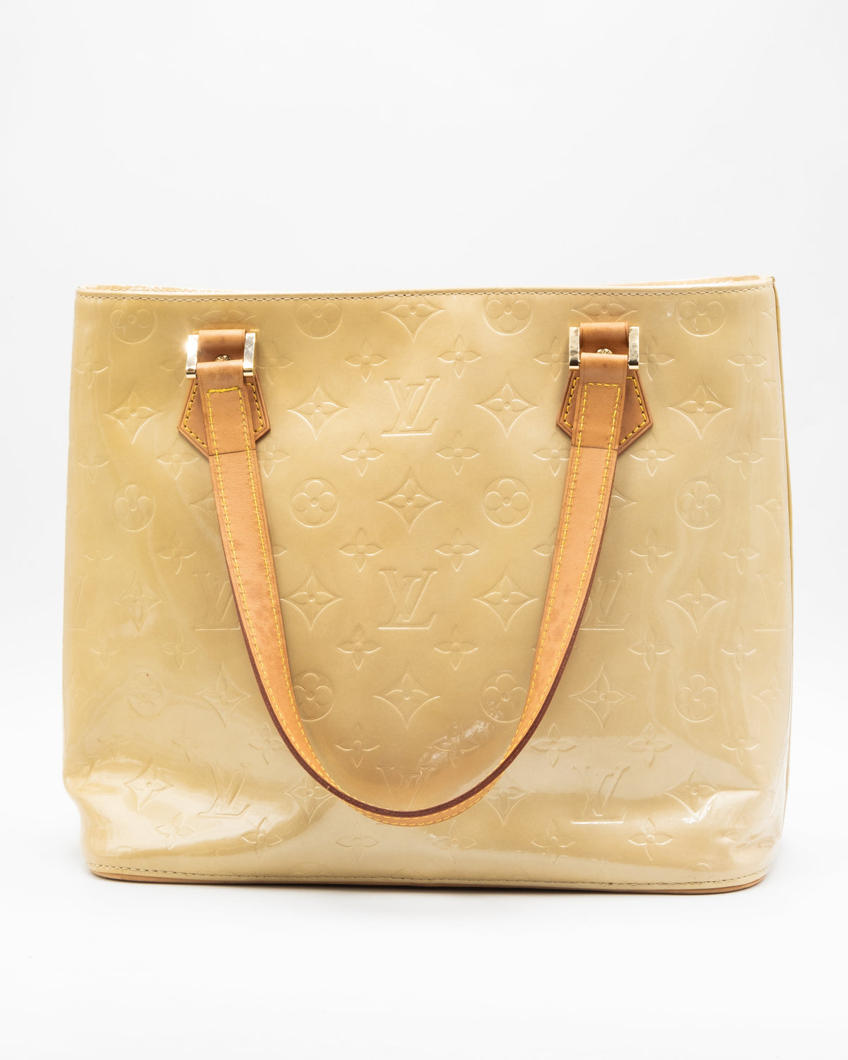 Sac cabas Louis Vuitton Vernis Houston beige