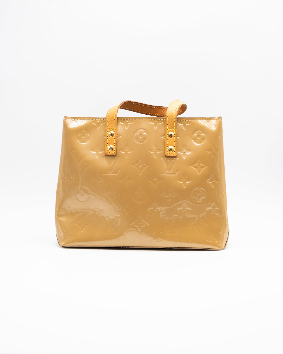 Louis Vuitton Sac à main Vernis Reade PM Beige