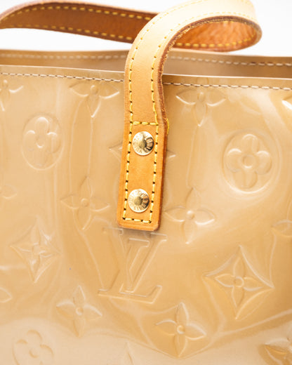 Louis Vuitton Sac à main Vernis Reade PM Beige