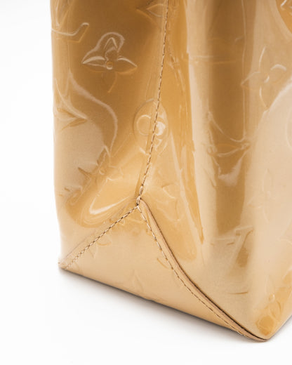 Louis Vuitton Sac à main Vernis Reade PM Beige