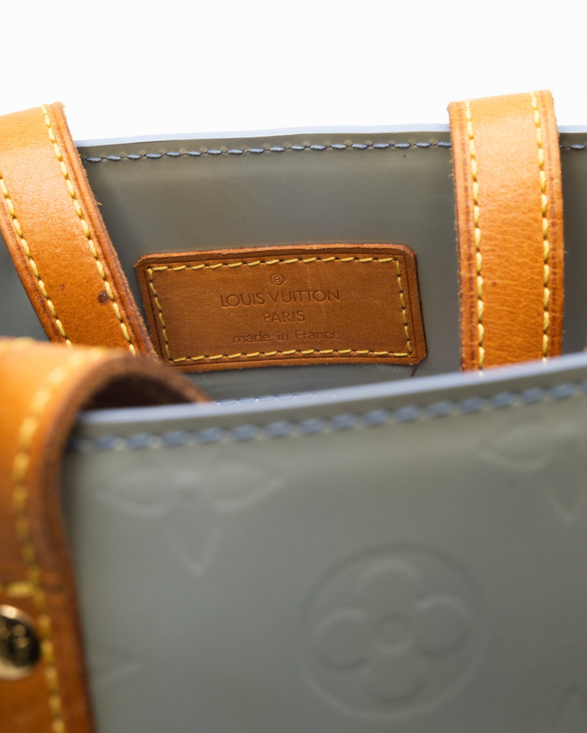 Louis Vuitton Sac à main Vernis Reade PM Vert d'eau