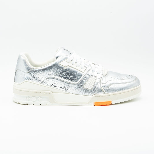 Louis Vuitton Trainer Silver White