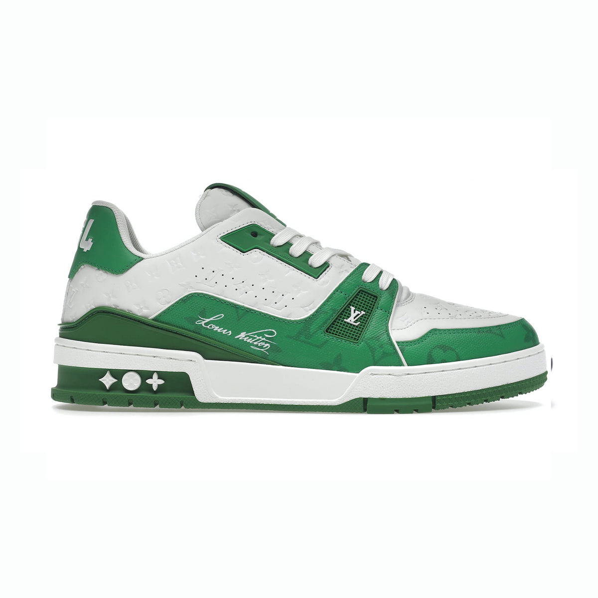 Louis Vuitton Trainer #54 Signature Green White