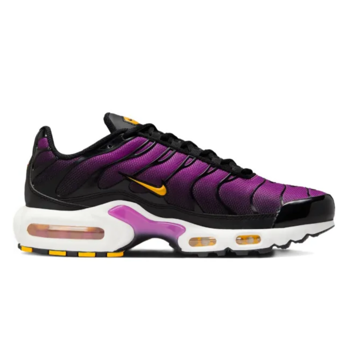 Nike Air Max Plus Black Laser Orange White Hyper Violet
