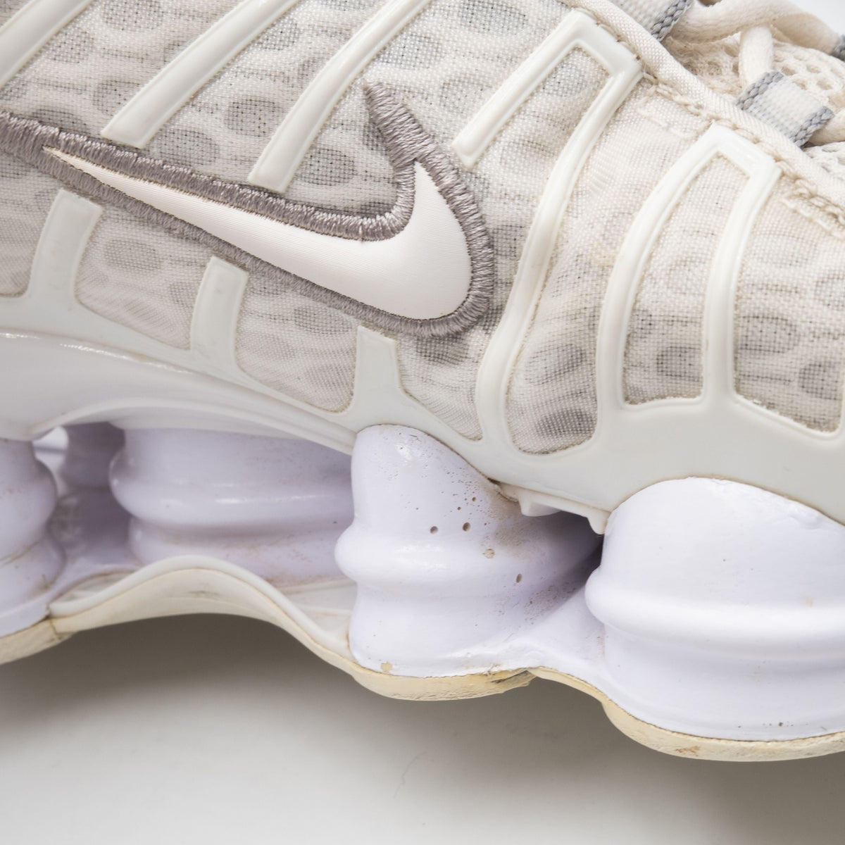 Nike Shox TL White Metallic Silver Max Orange