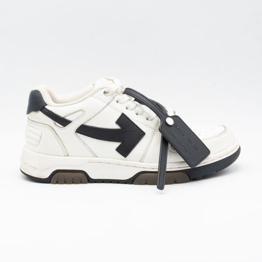 Off-White Out Of Office OOO Low Tops Black White Blue