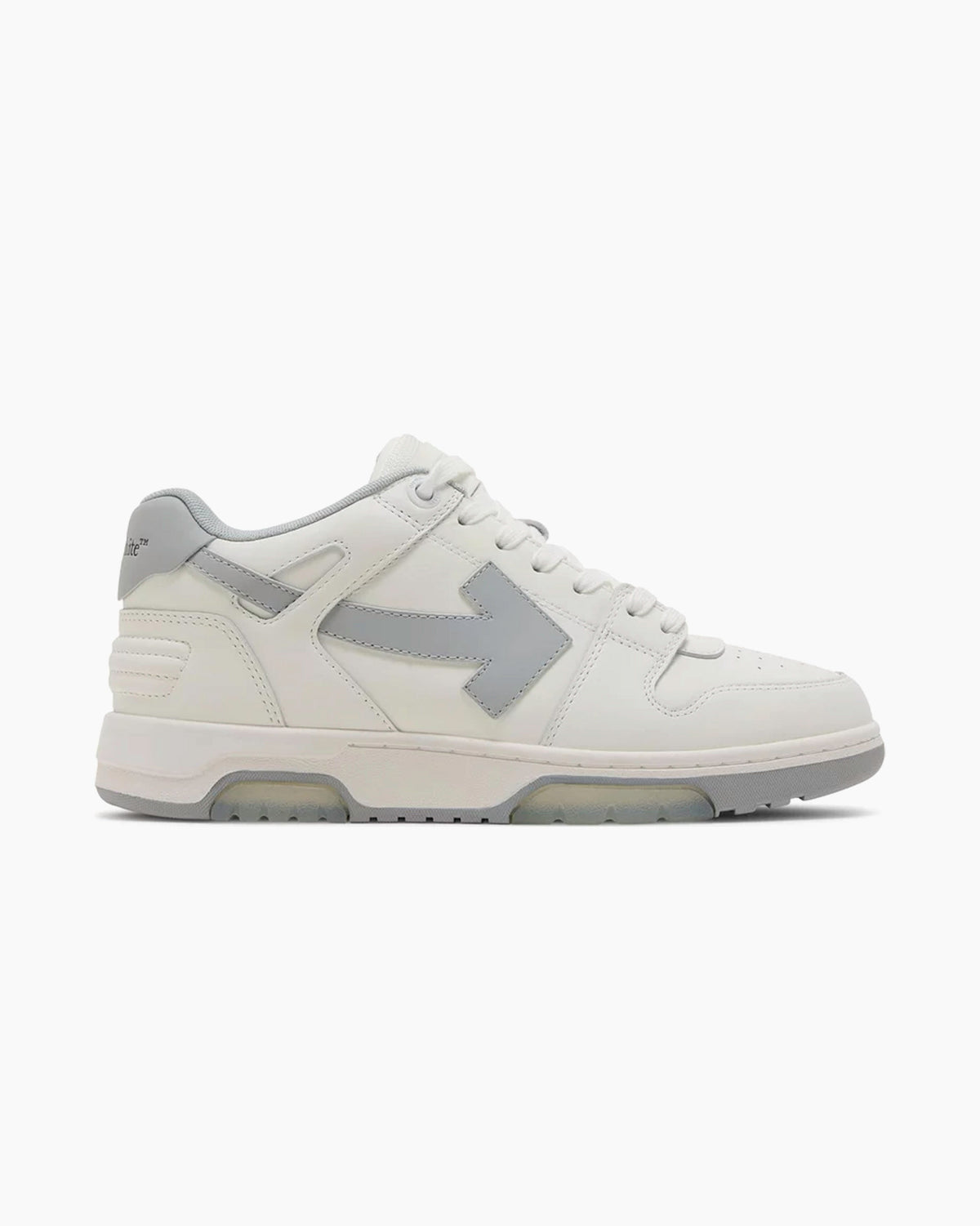 Off-White Out Of Office OOO Low Tops White Grey