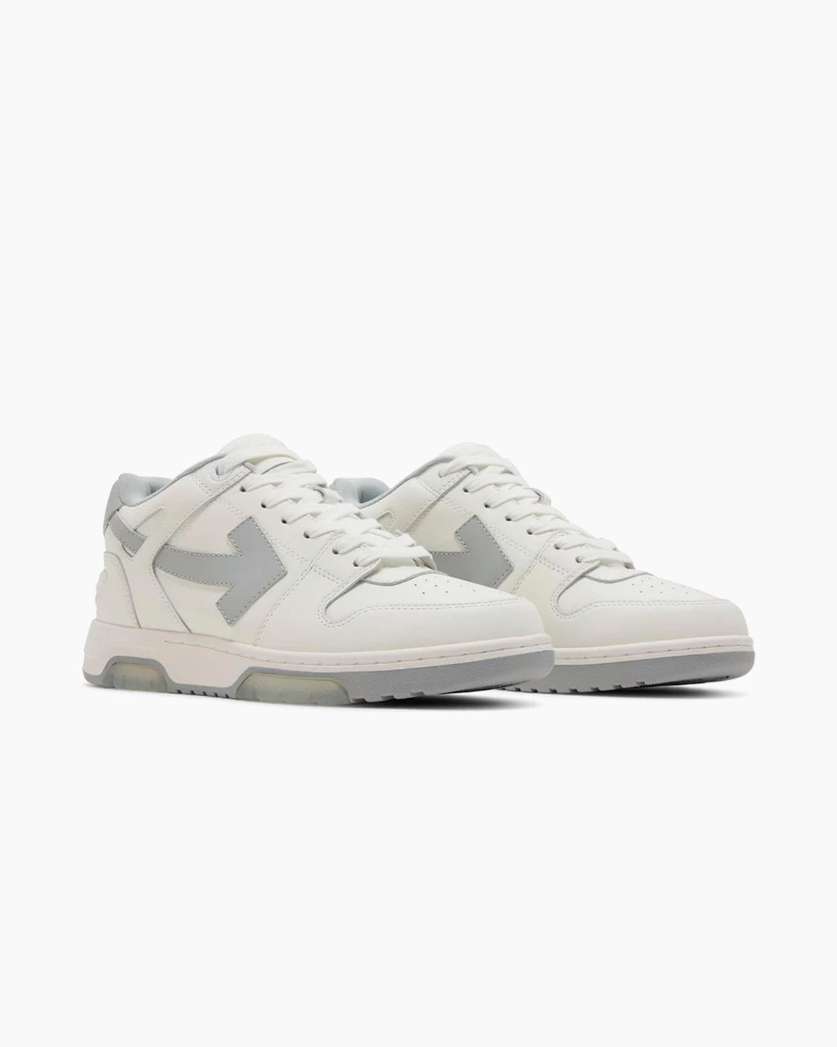 Off-White Out Of Office OOO Low Tops White Grey