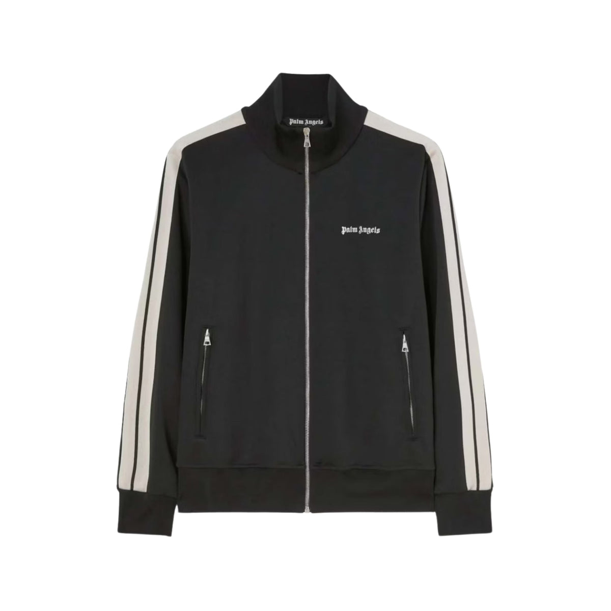 Palm Angels Classic track jacket black white