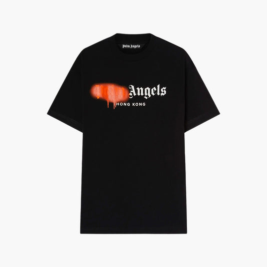 Palm Angels T-Shirt Hong Kong Spray Noir