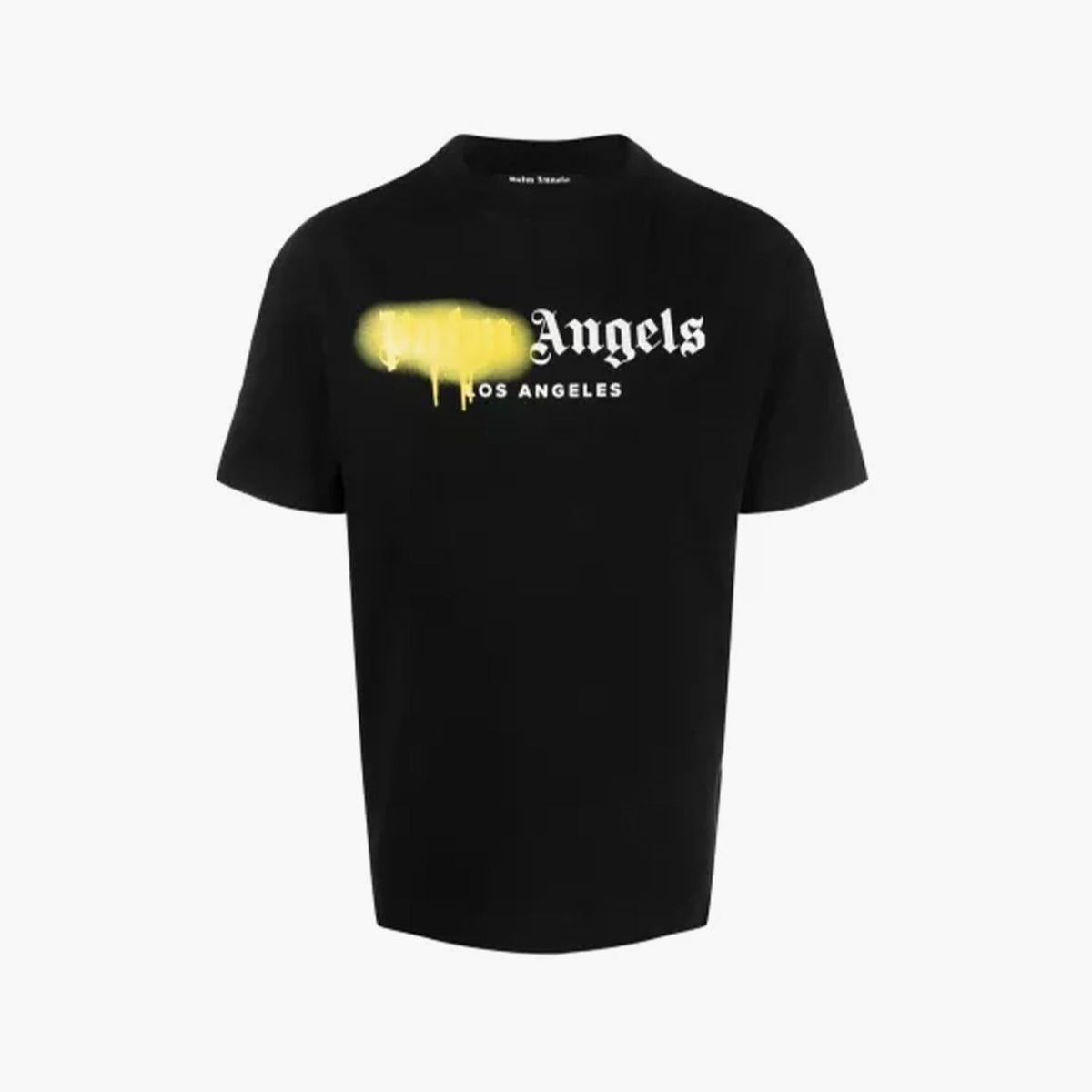 Palm Angels T-Shirt Los Angeles Spray Noir