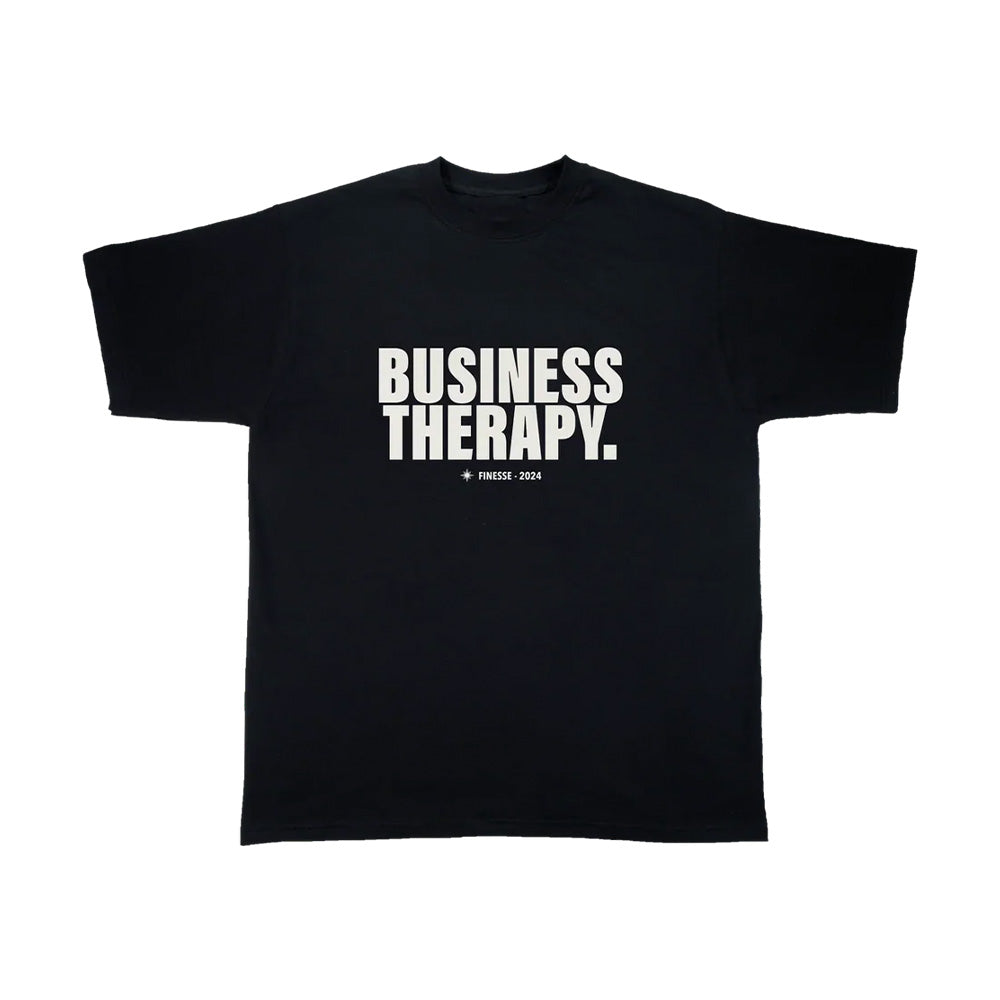Finesse T-shirt Business Therapy Black