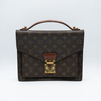 Louis Vuitton Sac à Main Monceau 28 Monogram Marron