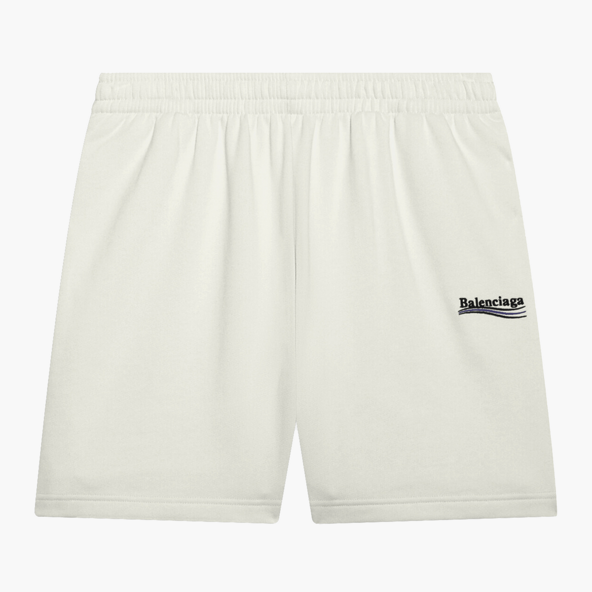 Balenciaga Sweatshorts - Political Campaign - Cream